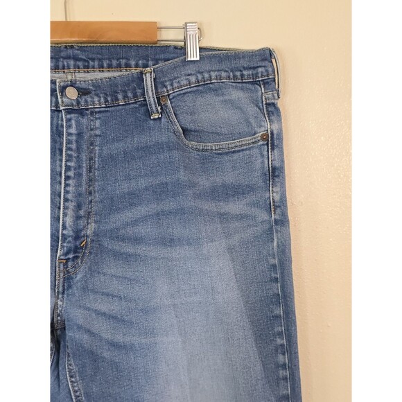 Levis 541 Jeans Mens 42x32 Blue Athletic Fit Taper Stretch Denim Pants Classic - Picture 2 of 12